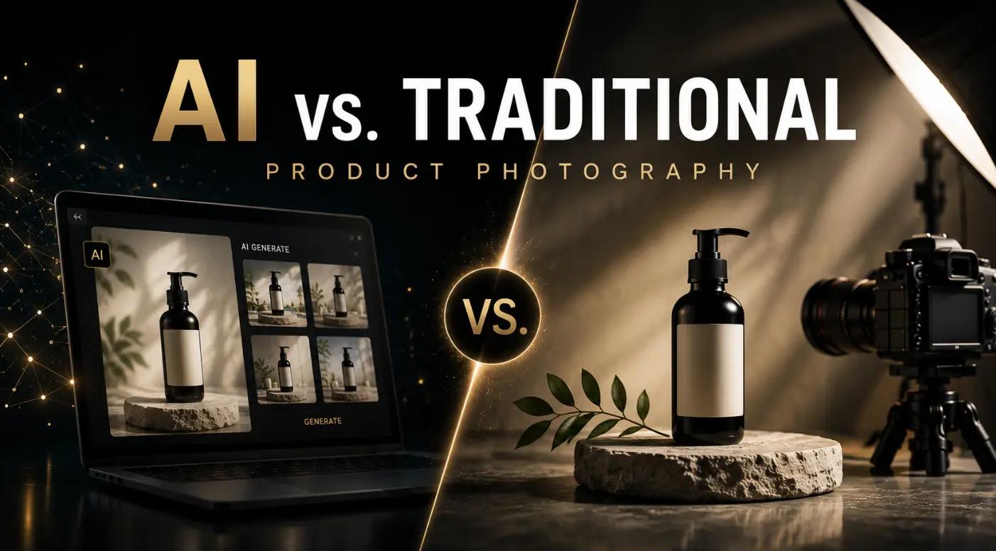 AI vs Traditional Product Photography