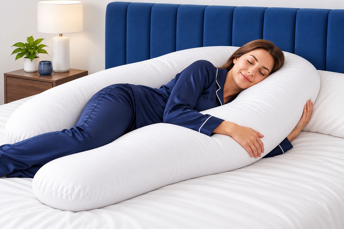 Recreated AI-style example with a wrong U-shaped pillow