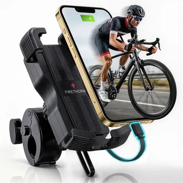 Firethorn bike phone mount — optimized Amazon main image after Dobby Ads